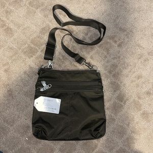 NWT, EBags Villa Crossbody 2.0, dk olive green